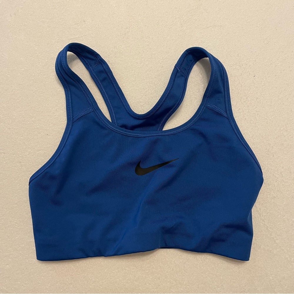 Nike dri-fit sports bra in bright blue